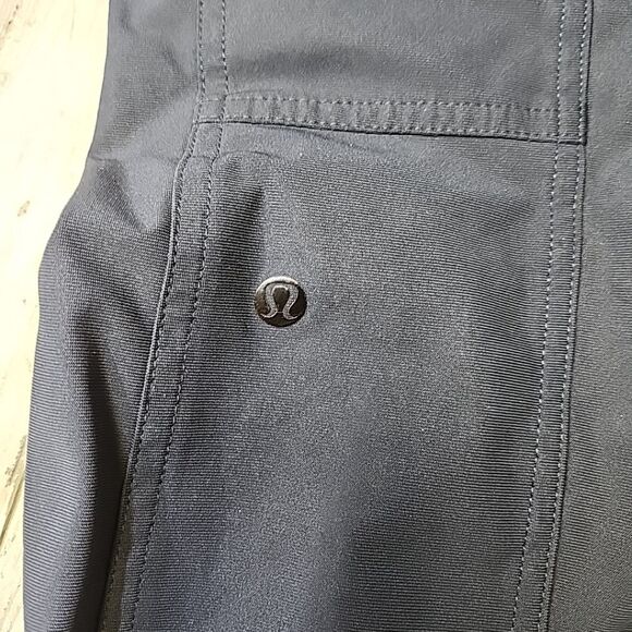 Lululemon Athletica Commuter Travel Chino Zipper Pants Pockets Indigo Womens Sz4 - Picture 13 of 16